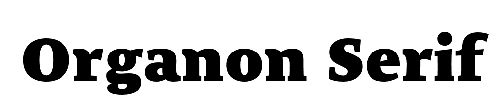 Organon Serif