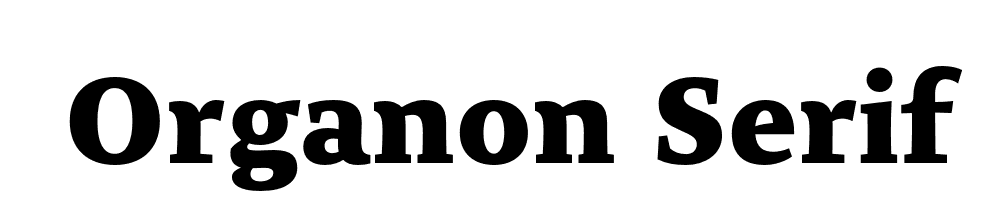 Organon Serif