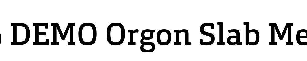  DEMO Orgon Slab Medium Regular