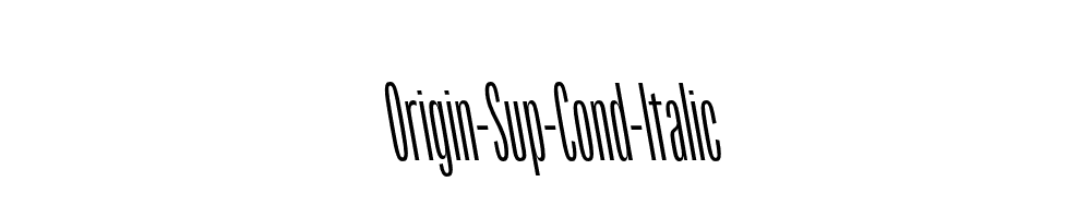 Origin-Sup-Cond-Italic