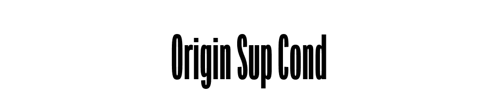 Origin Sup Cond