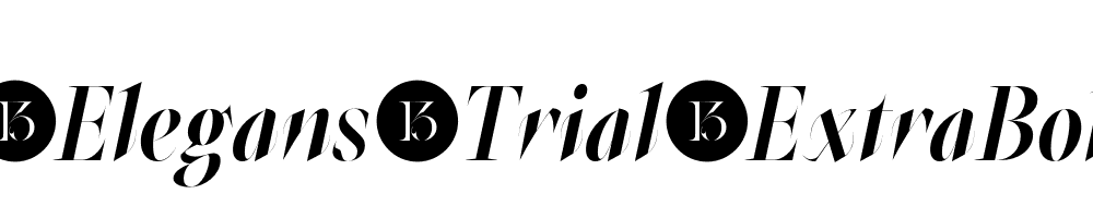 Oroban-Elegans-Trial-ExtraBold-Italic