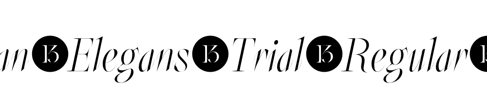 Oroban-Elegans-Trial-Regular-Italic