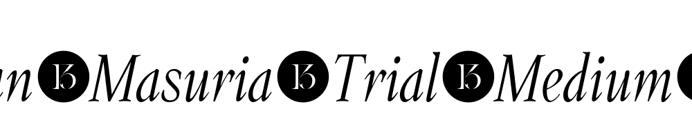 Oroban-Masuria-Trial-Medium-Italic