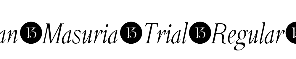 Oroban-Masuria-Trial-Regular-Italic