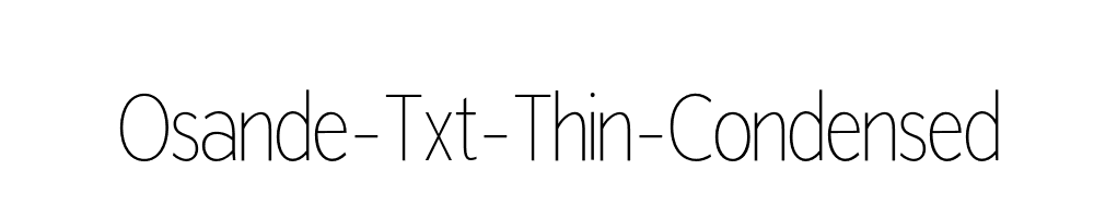 Osande-Txt-Thin-Condensed