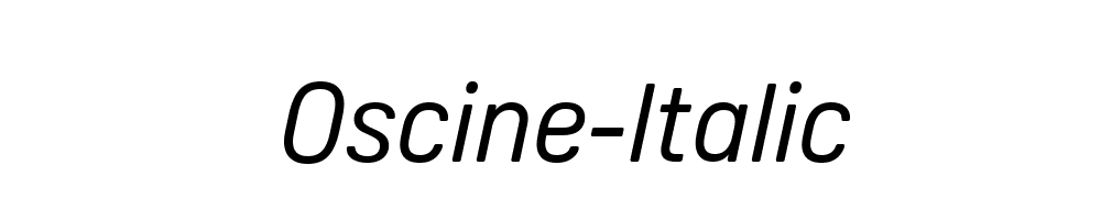 Oscine-Italic