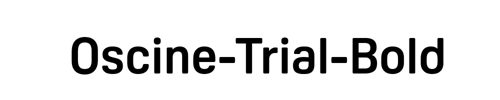 Oscine-Trial-Bold