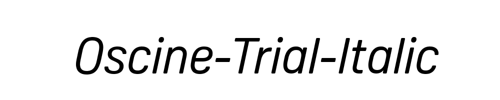 Oscine-Trial-Italic