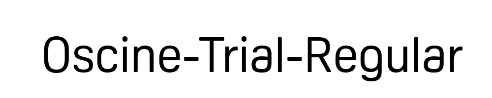 Oscine-Trial-Regular