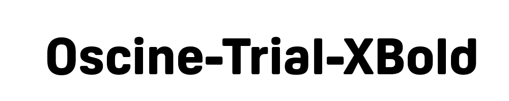 Oscine-Trial-XBold