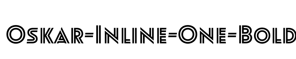 Oskar-Inline-One-Bold