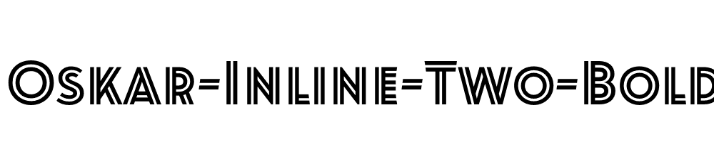 Oskar-Inline-Two-Bold