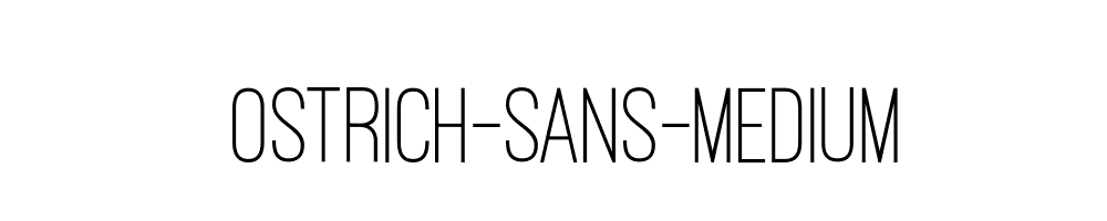 Ostrich-Sans-Medium