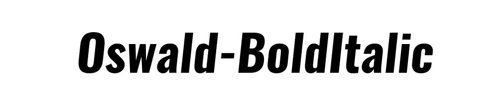 Oswald-BoldItalic