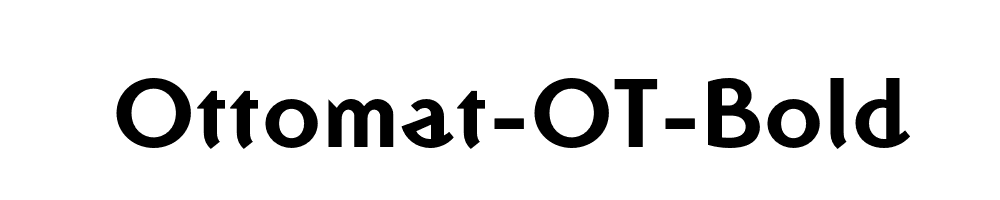 Ottomat-OT-Bold