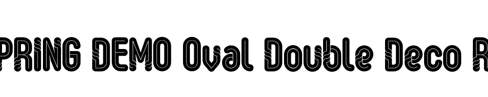  DEMO Oval Double Deco Regular