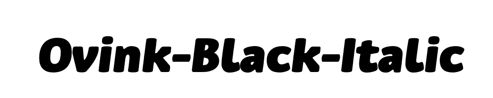 Ovink-Black-Italic