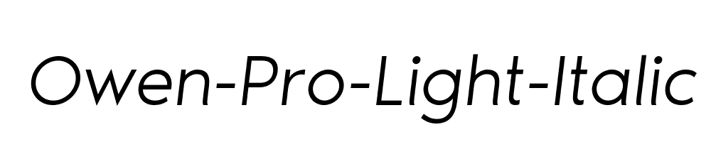 Owen-Pro-Light-Italic