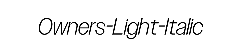 Owners-Light-Italic