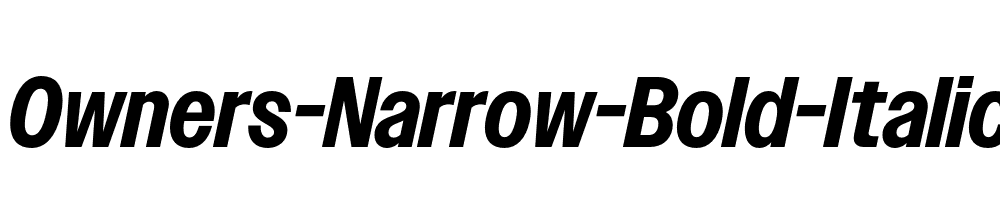 Owners-Narrow-Bold-Italic