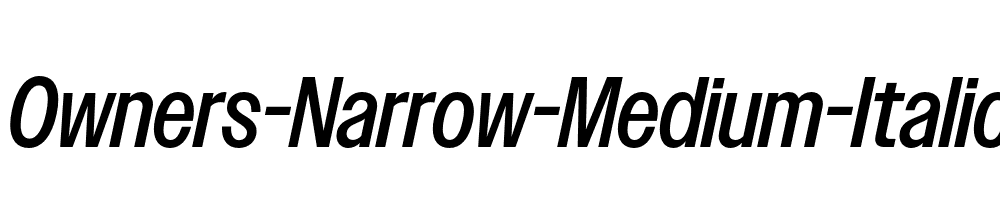 Owners-Narrow-Medium-Italic