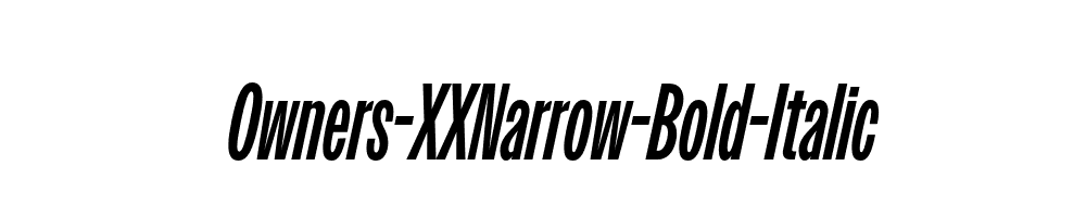 Owners-XXNarrow-Bold-Italic