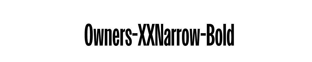 Owners-XXNarrow-Bold