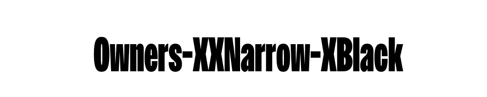 Owners-XXNarrow-XBlack