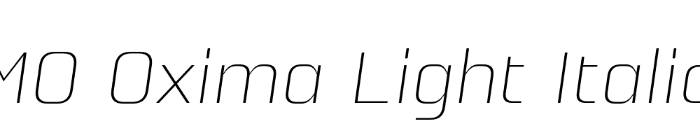 FSP DEMO Oxima Light Italic Regular