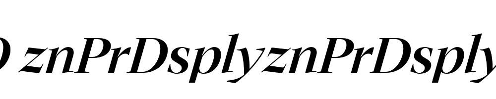 FSP DEMO znPrDsplyznPrDsplyMdm Italic