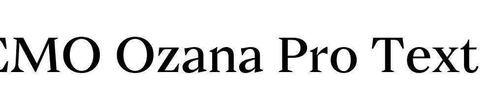 FSP DEMO Ozana Pro Text Regular