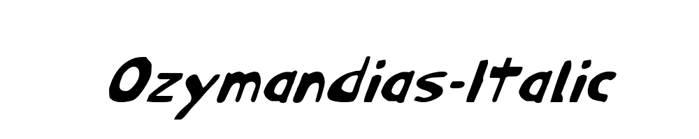 Ozymandias-Italic