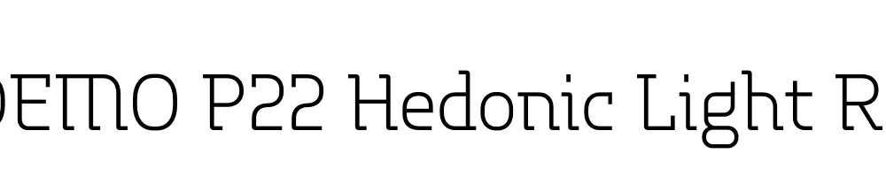 FSP DEMO P22 Hedonic Light Regular