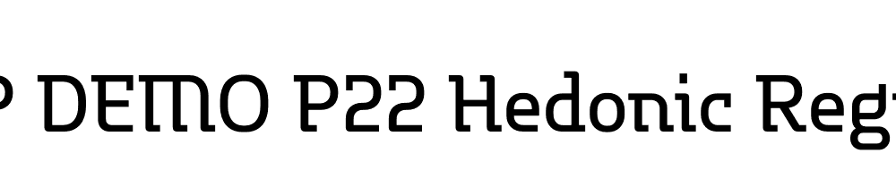 FSP DEMO P22 Hedonic Regular