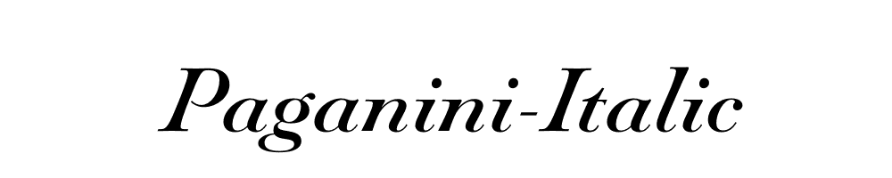 Paganini-Italic