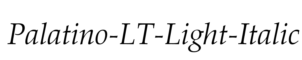 Palatino-LT-Light-Italic