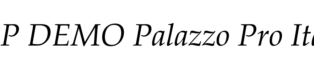 FSP DEMO Palazzo Pro Italic