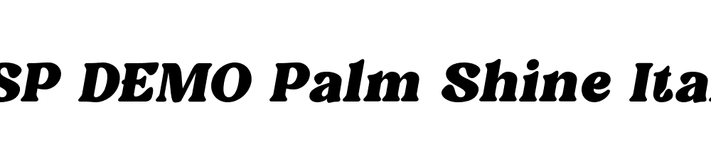 FSP DEMO Palm Shine Italic