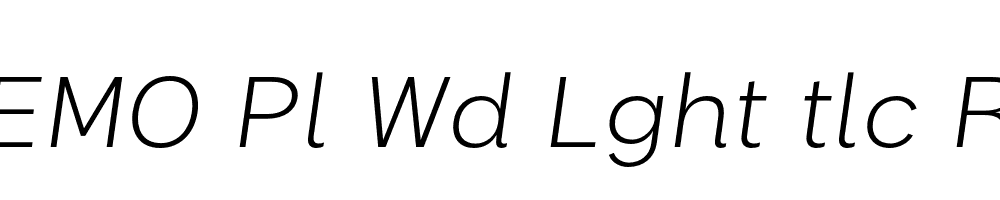 FSP DEMO Pl Wd Lght tlc Regular