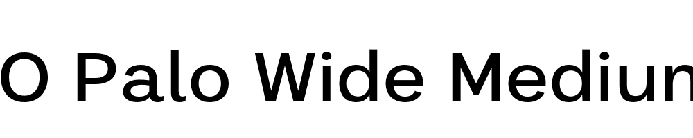 FSP DEMO Palo Wide Medium Regular
