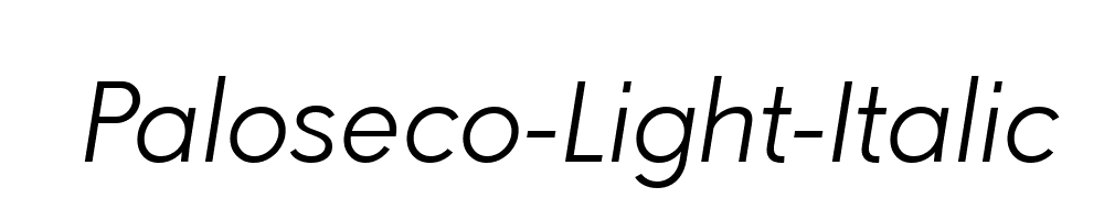 Paloseco-Light-Italic