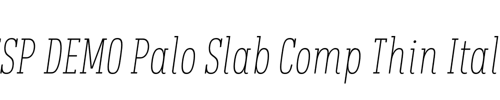 FSP DEMO Palo Slab Comp Thin Italic