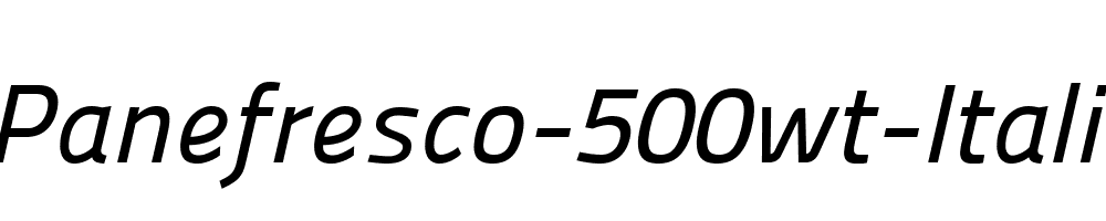 Panefresco-500wt-Italic