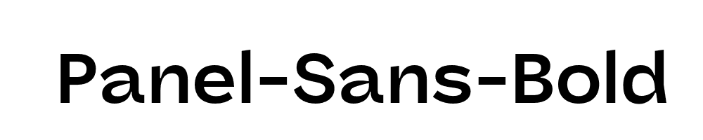 Panel-Sans-Bold