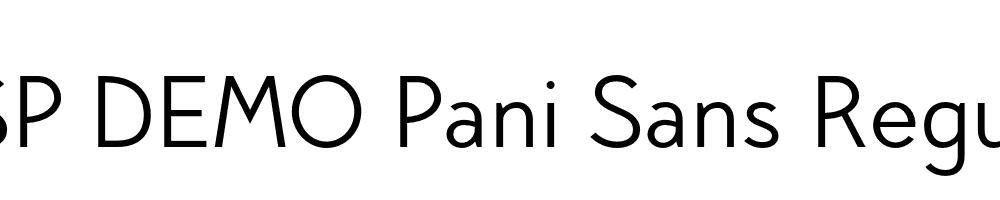 FSP DEMO Pani Sans Regular