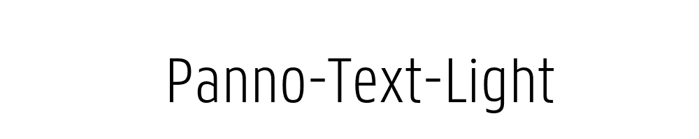 Panno-Text-Light