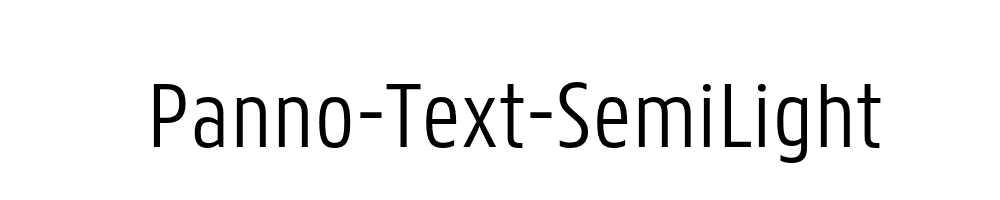 Panno-Text-SemiLight