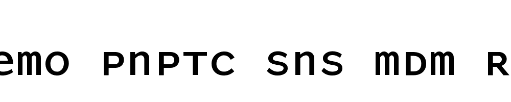 FSP DEMO Pnptc Sns Mdm Regular