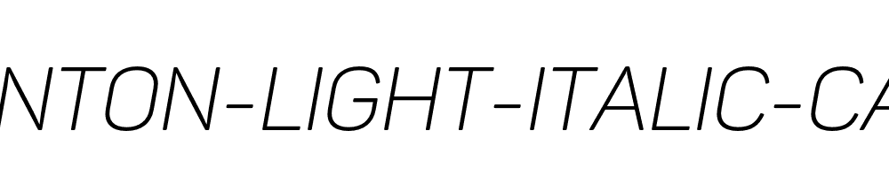 Panton-Light-italic-Caps